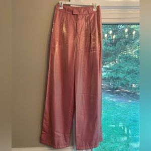 Pink iridescent Nasty Gal pants